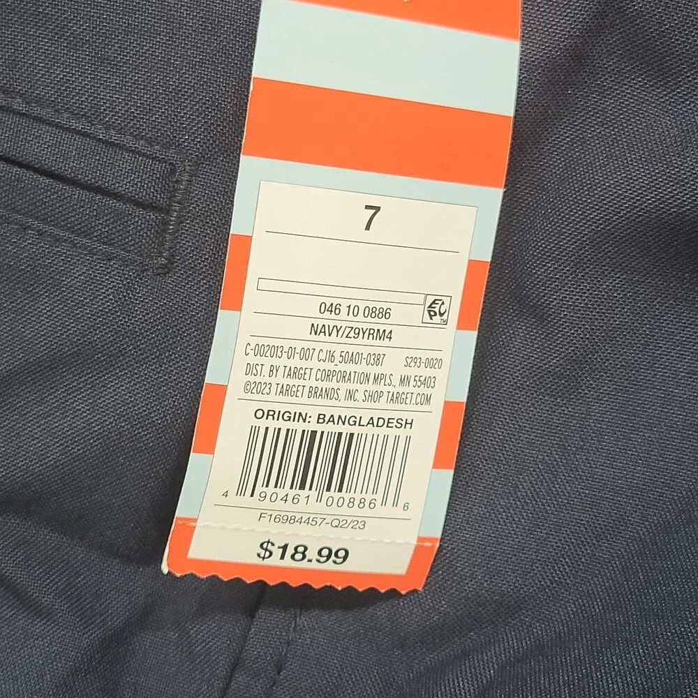 Boys Suit Pants - Cat & Jack Navy Blue Size 7
